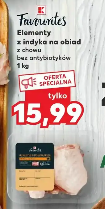 Kaufland Elementy z indyka na obiad oferta