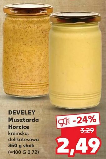 Kaufland DEVELEY Musztarda Horcice oferta