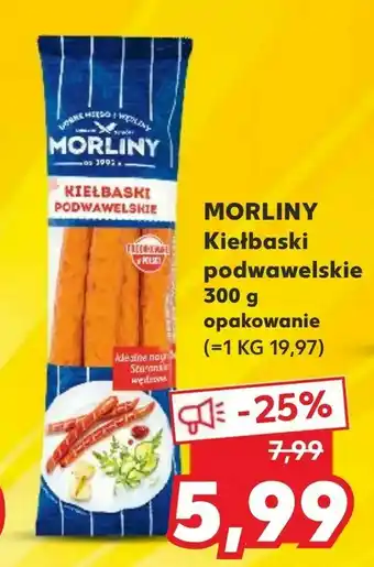 Kaufland MORLINY Kiełbaski podwawelskie oferta