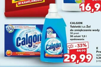 Kaufland CALGON Tabletki lub Żel do zmiękczania wody oferta