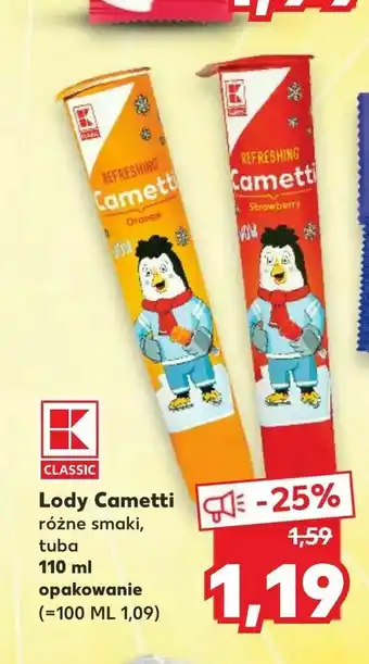 Kaufland Lody Cametti oferta