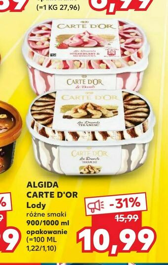 Kaufland ALGIDA CARTE D'OR Lody oferta