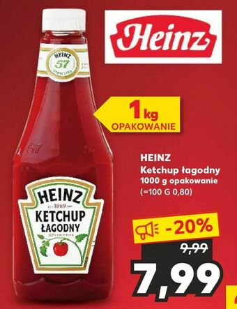 Kaufland HEINZ Ketchup łagodny oferta