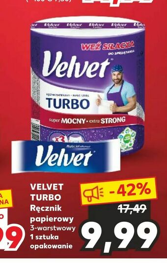 Kaufland VELVET TURBO Ręcznik papierowy oferta