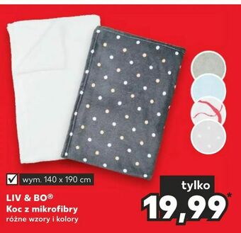 Kaufland LIV & BO ® Koc z mikrofibry oferta