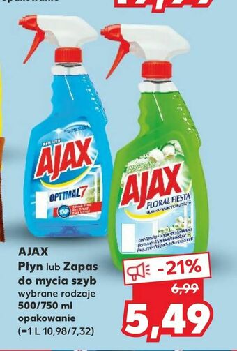 Kaufland AJAX Płyn lub Zapas do mycia szyb oferta