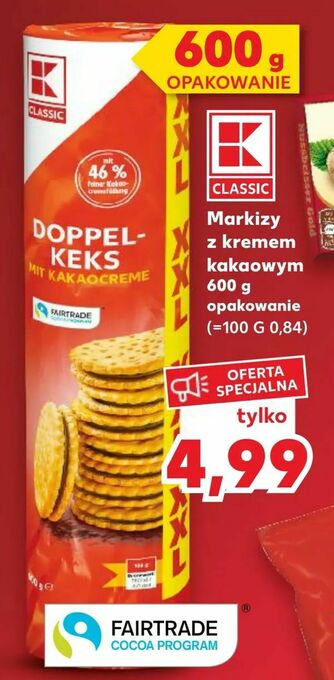 Kaufland Markizy z kremem kakaowym oferta