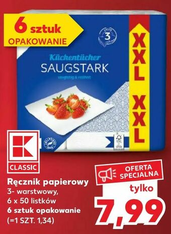 Kaufland Ręcznik papierowy oferta