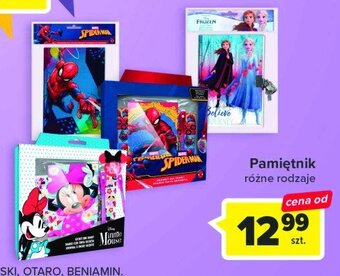 Carrefour Pamiętnik z kłódką spiderman oferta
