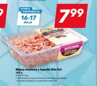 Lewiatan Nik-Pol Mięso mielone z łopatki 380 g oferta