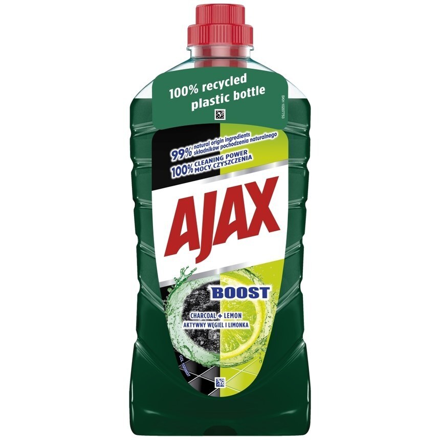 Selgros Ajax boost aktywny węgiel i limonka płyn uniwersalny 1l oferta