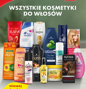 Biedronka WSZYSTKIE KOSMETYKI DO WŁOSÓW oferta
