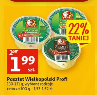 Auchan Pasztet z drobiem firmowy profi wielkopolski oferta
