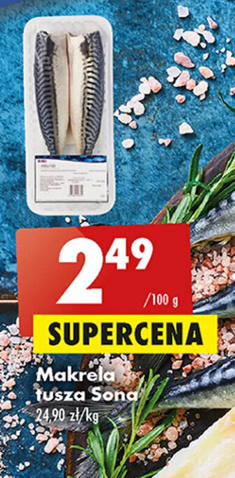 Biedronka Makrela tusza Sona 100g oferta