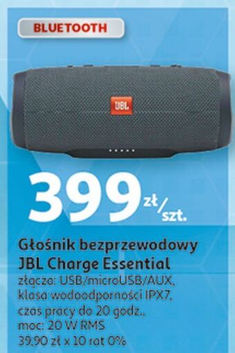 Auchan Głośnik bezprzewodowy charge essential jbl oferta