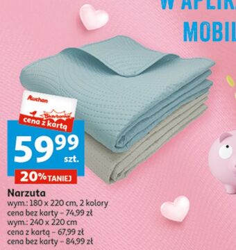 Auchan Narzuta 180 x 220 cm oferta