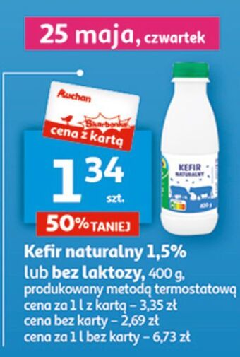 Auchan Kefir naturalny auchan pewni dobrego oferta