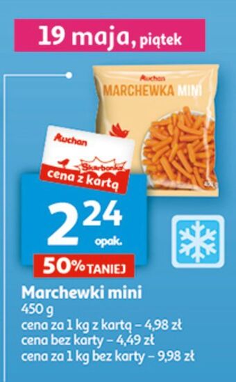 Auchan Marchewka mini auchan różnorodne (logo czerwone) oferta