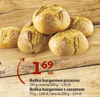 Auchan Bułka do hamburgerów z sezamem oferta