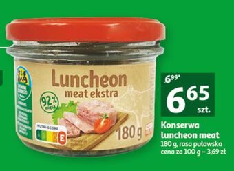 Auchan Luncheon meat extra auchan pewni dobrego oferta