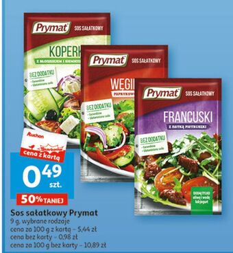Auchan Sos sałatkowy francuski prymat oferta