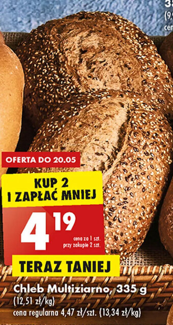 Biedronka Chleb Multiziarno, 335 g oferta