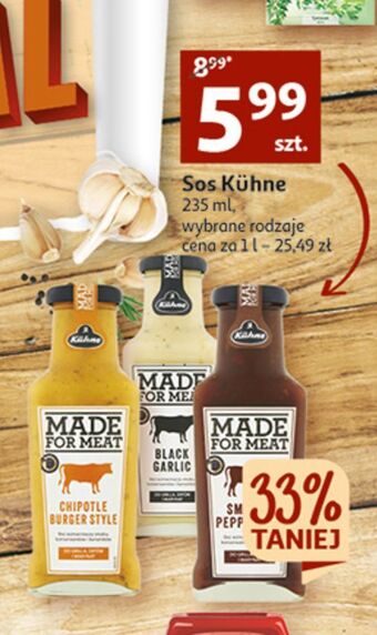 Auchan Sos black garlic made for meat oferta