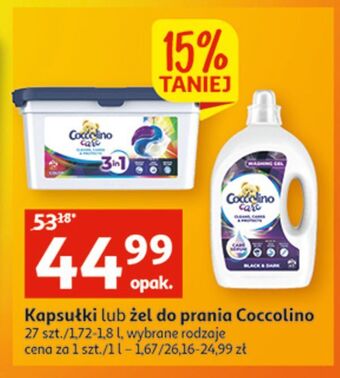 Auchan Żel do prania color coccolino care oferta