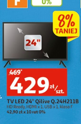 Auchan Telewizor 24 q.24h211b qilive oferta