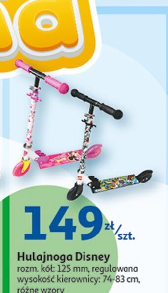 Auchan Hulajnoga disney oferta