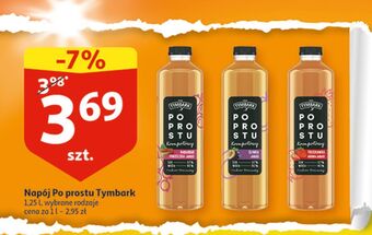 Auchan Napój rabarbar tymbark po prostu oferta