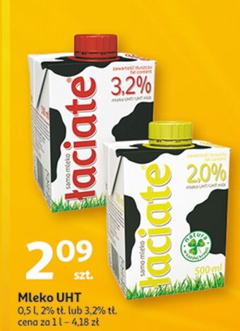 Auchan Mleko 3.2% łaciate oferta