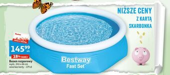 Auchan Basen 244 x 66 cm bestway oferta