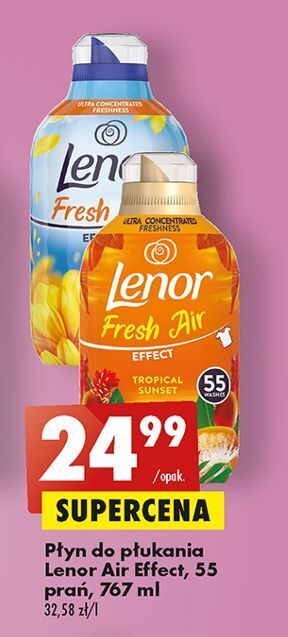 Biedronka Płyn do płukania summer day lenor fresh air effect oferta