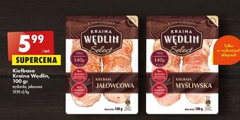 Biedronka Kiełbasa jałowcowa kraina wędlin select oferta