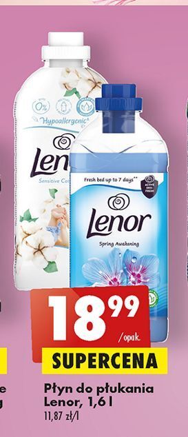Biedronka Płyn do płukania lenor sensitive oferta