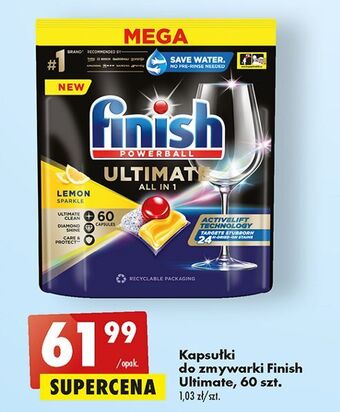 Biedronka Tabletki do zmywarek lemon finish quantum ultimate oferta