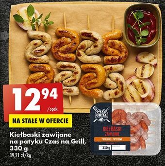 Biedronka Kiełbaski zawijane czas na grill oferta