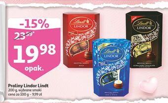 Auchan Bombonierka milk lindt lindor oferta
