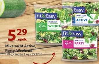 Auchan Mieszanka sałat party fit & easy oferta