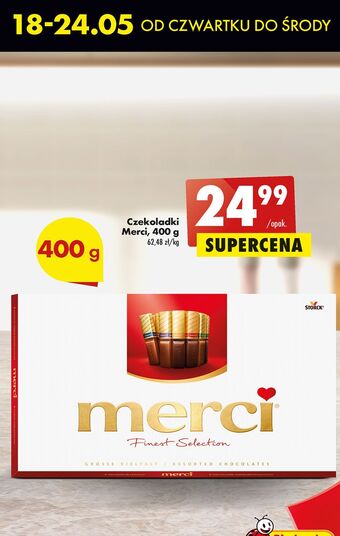 Biedronka Bombonierka czerwona storck merci oferta