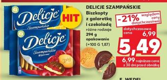 Kaufland Ciastka z galaretką pomarańczową delicje szampańskie oferta