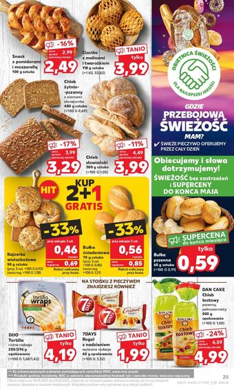 Kaufland Ciastko z malinami i twarożkiem oferta