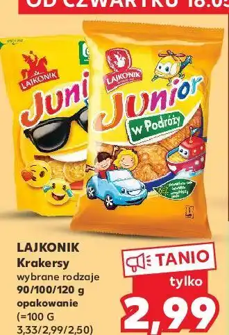 Kaufland Krakersy lajkonik junior wesołe literki oferta