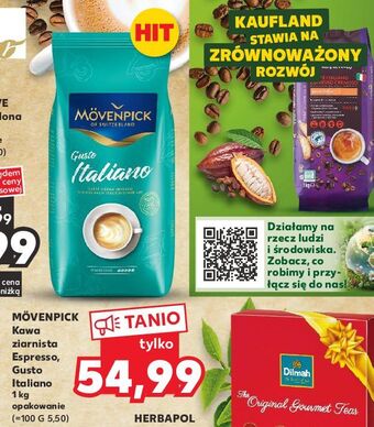Kaufland Kawa movenpick caffe crema gusto italiano oferta
