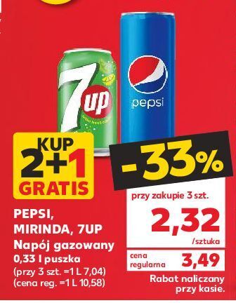 Kaufland Napój orange mirinda oferta