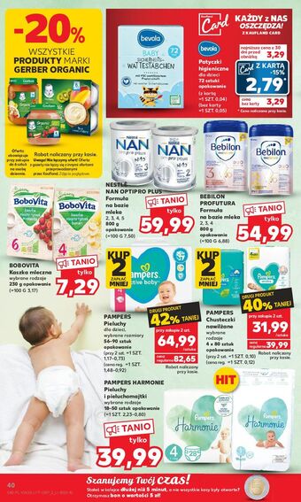 Kaufland Patyczki kosmetyczne dla dzieci bevola baby oferta