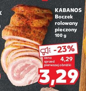 Kaufland Boczek rolowany kabanos oferta