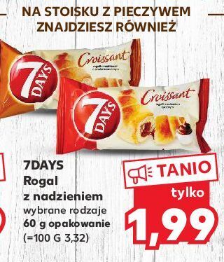 Kaufland Croissant z nadzieniem o smaku spumante 7 days oferta