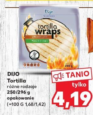 Kaufland Tortilla grillowana dijo oferta